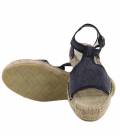 Espadrille Platform Sandals Luna Deep Blue