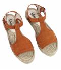 Sandalias Esparto Doble Suela Luna Calabaza