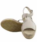 Sandalias Esparto Doble Suela Nude