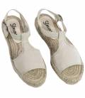 Sandalias Esparto Doble Suela Nude