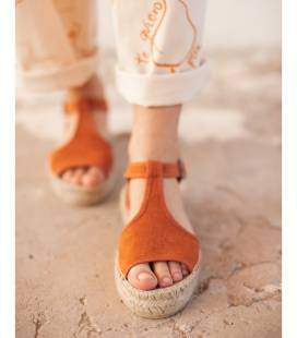 PRESALE Espadrille Platform Sandals Luna Pumpkin