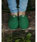 Zapatillas de casa para mujer Vesta Verde